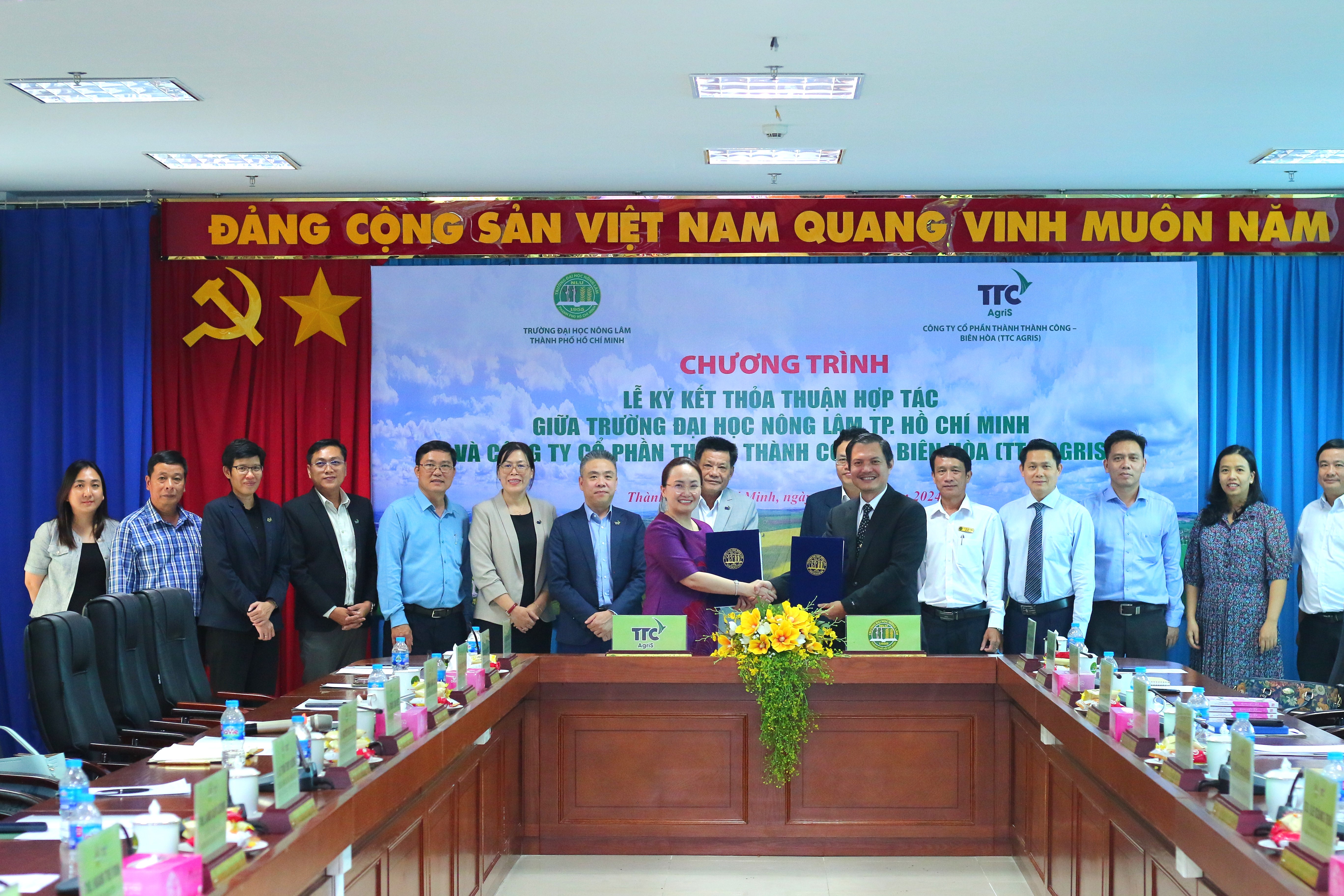 TTC AgriS đồng hành cùng Trường Đại Học Nông Lâm TP. HCM kiến tạo nền nông nghiệp Việt Nam phát triển bền vững